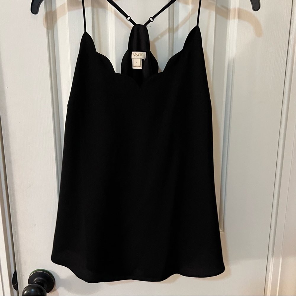 J Crew scalloped tank